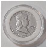 1952 Silver Franklin Half Dollar