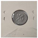 1965 Silver Dime - Freak- RIM and The "WE" is not raised from in God We Trust