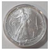 1995 Silver American Eagle in Black Velvet Box