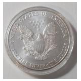 1995 Silver American Eagle in Black Velvet Box