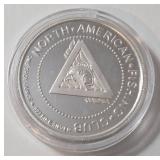 1 Oz. Silver Striped Bass  - National Fishing Grand Slam - Round