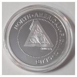 1 Oz. Silver Channel Bass - National Fishing Grand Slam - Round