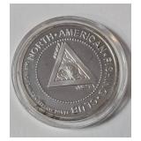 1 Oz. Silver Tarpon - National Fishing Grand Slam - Round