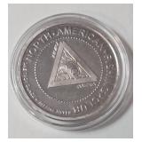 1 Oz. Silver Walleye - National Fishing Grand Slam - Round