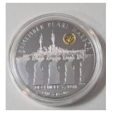 1 Oz. Silver - 2016 Queen Elizabeth II - Remember Pearl Harbor 75th Anniversary Edition  - December 7, 1941