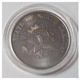 1889 Sitting Bull ND Coin or Token. Depicting a portrait of Sitting Bull along the obverse and an American Seal along the reverse.(VERY COLLECTIBLE)