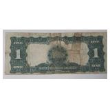 1899 $1 "Black Eagle" silver certificate (US Bank Note)  - Blue Seal -Very Rare