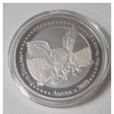 Colt M16 Caliber 5.56MM - 1 Oz. Silver Colored Coin - in Box with COA