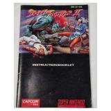 Vintage Super Nintendo Street Fighter II Instruction Booklet – Capcom