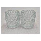 Vintage Clear Glass Votive Holders
