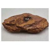 Vintage handcrafted stone oil candle