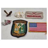 Vintage Patch and Pin Collection