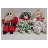 Vintage Miniature Cloth Dolls