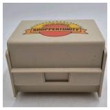 Vintage Goldwyn Shopportunity Index Card Holder – Rubbermaid Commercial Design