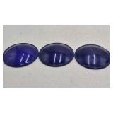 Vintage Hub Electric Co. Chicago Blue Glass Lens