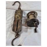 Vintage Bronson New Deal No. 800 Fishing Reel – With Hanging Scale