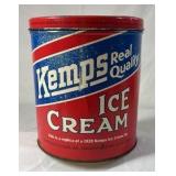 Vintage Kemps Ice Cream One Gallon Tin
