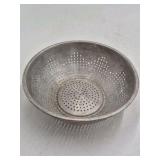 Vintage Aluminum Colander – Perforated Strainer Bowl