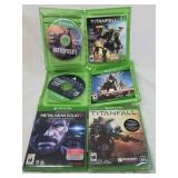 Xbox One Video Games Lot – Battlefield 1, Destiny, Metal Gear Solid V Ground Zeroes, Titanfall