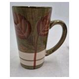 Pier 1 Imports Leaf Pattern Mugs – Set of 3 Tall