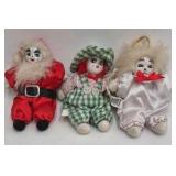 Vintage Miniature Cloth Dolls