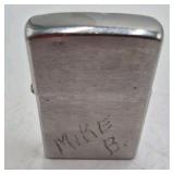 Vintage Zippo Lighter – Engraved "Mike B." with 2009 Date Code