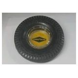 Vintage Goodyear Tire Ashtray – Miniature Black Rubber Tire Design