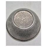 Vintage Aluminum Colander – Perforated Strainer Bowl