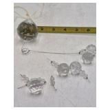 Vintage Crystal Prism Ornaments and Beads – Faceted Droplet Shapes