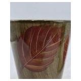 Pier 1 Imports Leaf Pattern Mugs – Set of 3 Tall