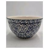 Cabin in the Snow Mixing Bowl – Folk Craft Christmas Snowman Trees