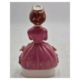 Occupied Japan Porcelain Praying Girl Figurine – Pink Dress with Rosary Dish