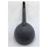 Vintage Gray Speckled Enamel Ladle – Graniteware with Long Handle