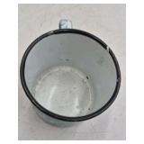 Vintage Teal Marble Enamel Mug – Graniteware Camp Cup