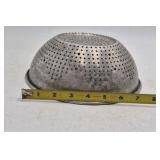Vintage Aluminum Colander – Perforated Strainer Bowl