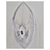 Etched Crystal Vase – Calla Lily Design