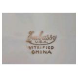 Embassy Vitrified China Oval Platter – Turkey in Landscape Scene