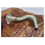 Vintage handcrafted stone oil candle