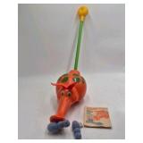 Vintage Kenner Alvin the Aardvark Toy – Discovery Time Push & Pull Action
