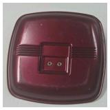 Vintage La Mott Brothers Livestock Trucking Ashtray – Maroon Metal