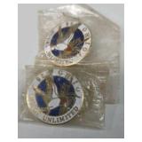 Vintage 1956 Stevenson-Sparkman Political Campaign Pins