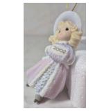 2002 Precious Moments Ornament – Girl Angel with 2002 Inscription