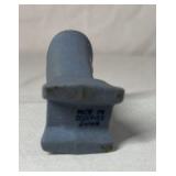 Occupied Japan Blue Jasperware-Style Vase