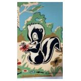 Vintage Disney Flower Skunk - Walt Disney Productions