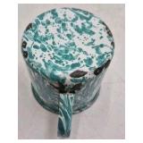 Vintage Teal Marble Enamel Mug – Graniteware Camp Cup