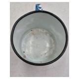 Vintage Blue Marble Enamel Mug – Graniteware Camp Cup