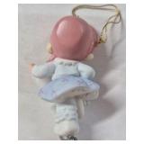 Precious Moments Ornament – Girl Ice Skating with Heart Hat