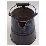 Vintage Gray Speckled Enamel Coffee Pot – Graniteware with Swinging Bail Handle