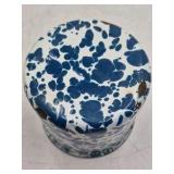 Vintage Blue Marble Enamel Mug – Graniteware Camp Cup