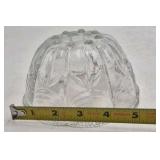 Vintage Clear Glass Bowl – Draped Scalloped Rim Pattern